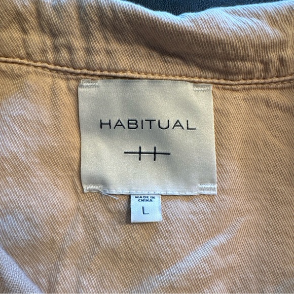 Large Habitual New Tan Kassidy Cavalry Utility Jacket - Picture 12 of 14